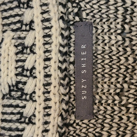 Suzy Shier Open Front Knit Sweater - Picture 3 of 3